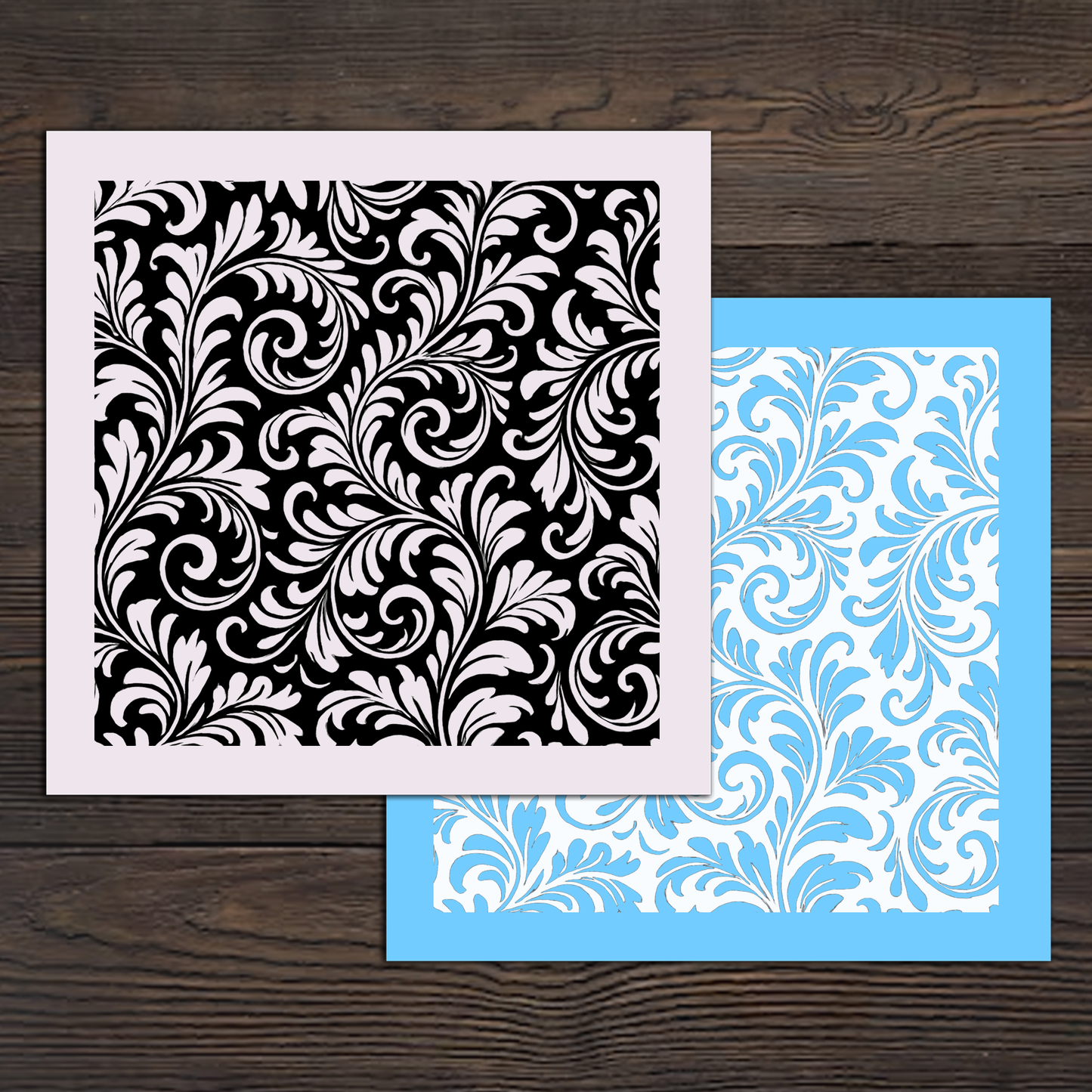 Ornamental Floral Window Sticker