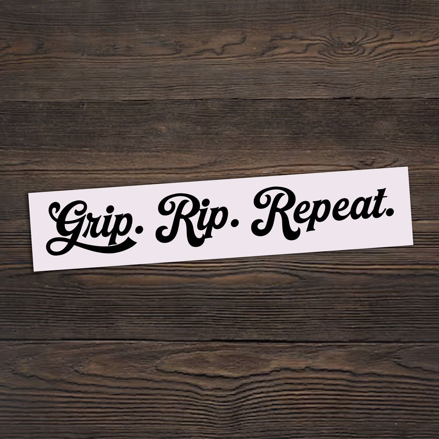 Grip Rip Repeat Sticker