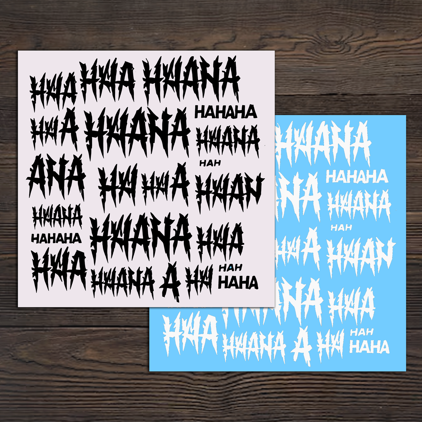 HaHaHa Window Sticker
