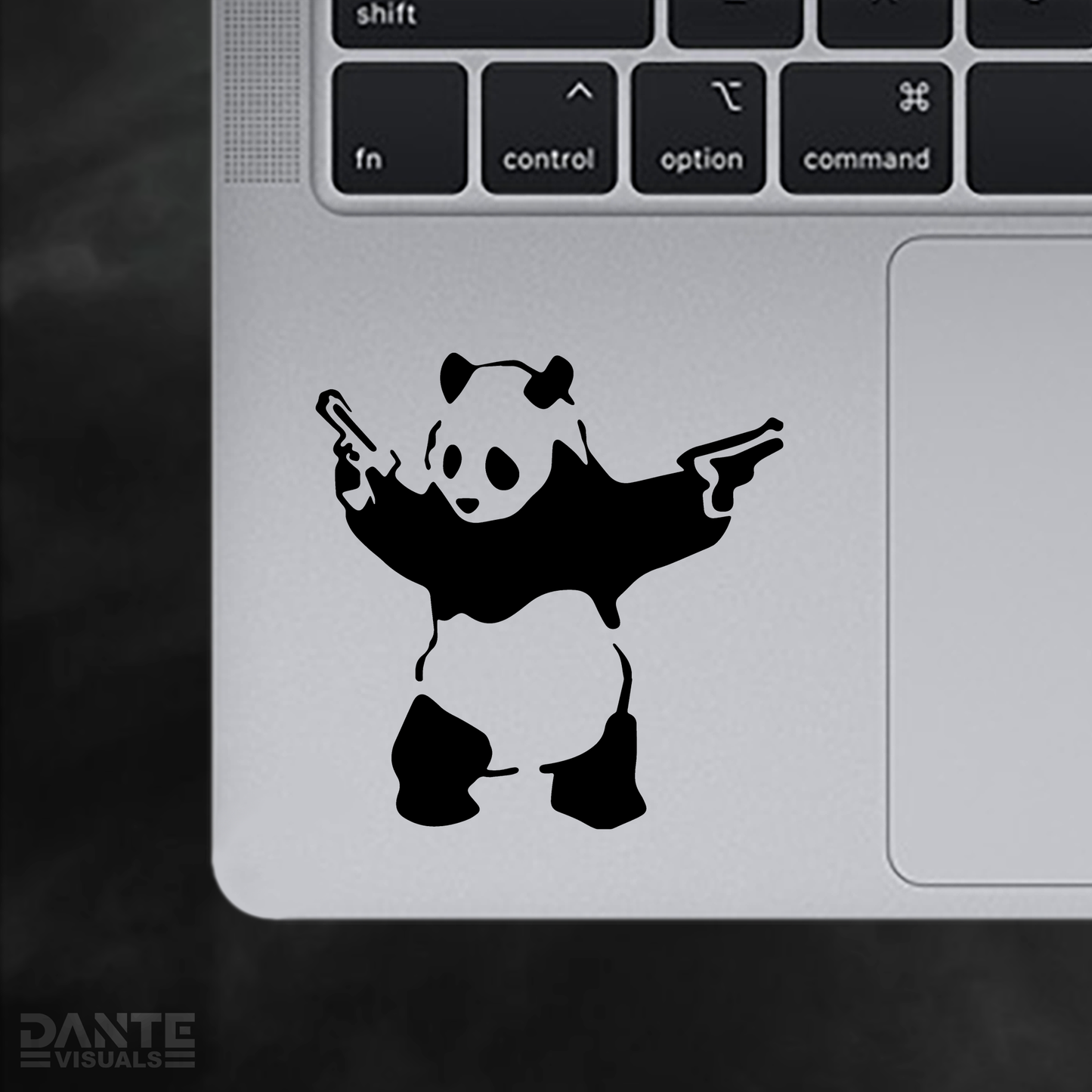 Panda With Guns Sticker