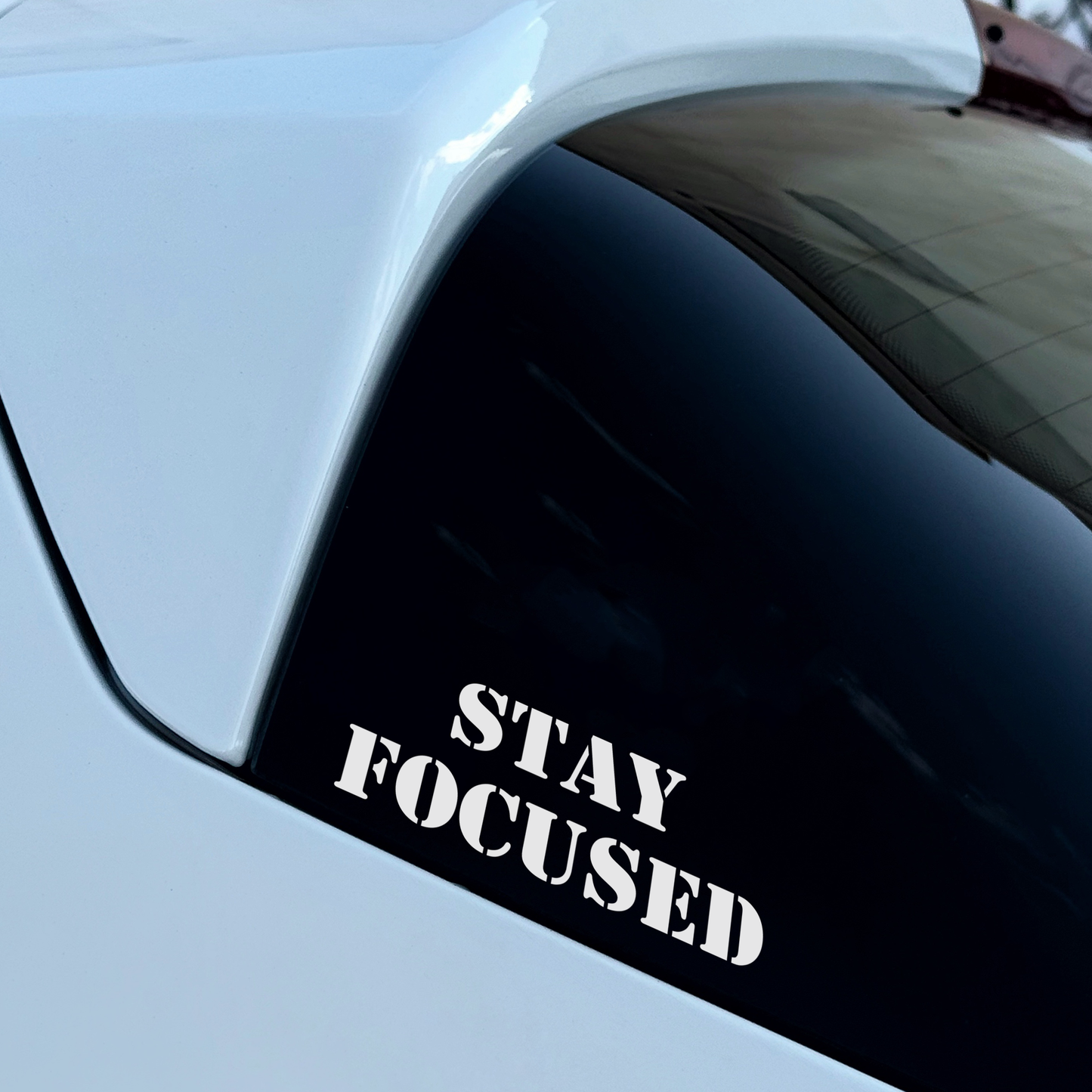 Stay Focused Sticker