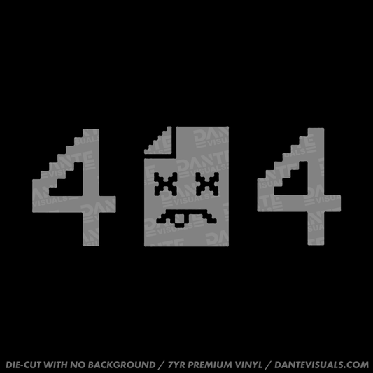 404 Error Sticker