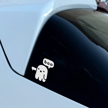 Boo Ghost Of Disapproval Sticker