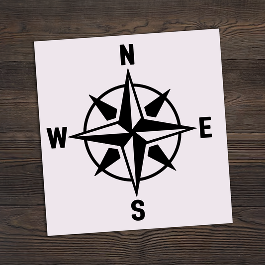 Compass Sticker