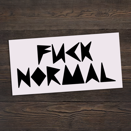 Fvck Normal Sticker