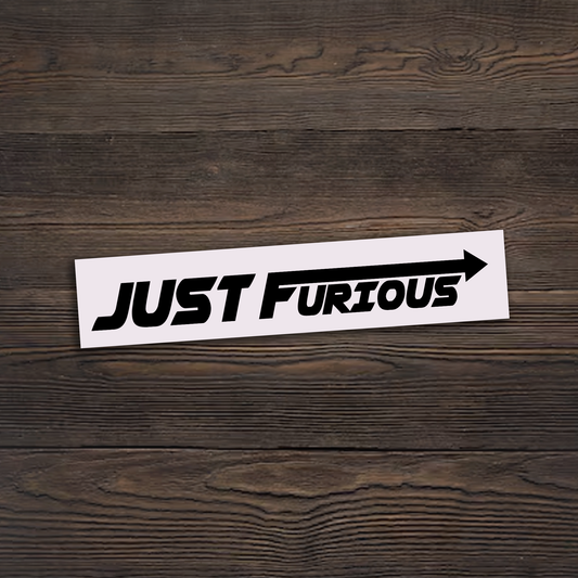 Just Furious Sticker