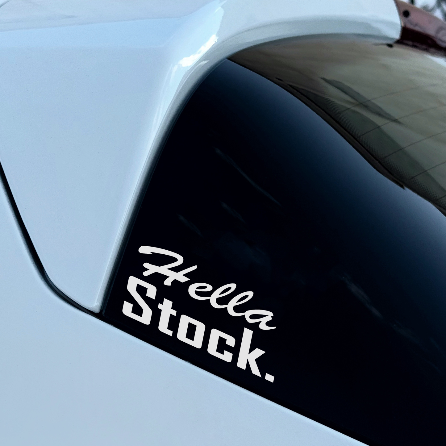 Hella Stock Sticker