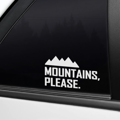 Mountains, please.