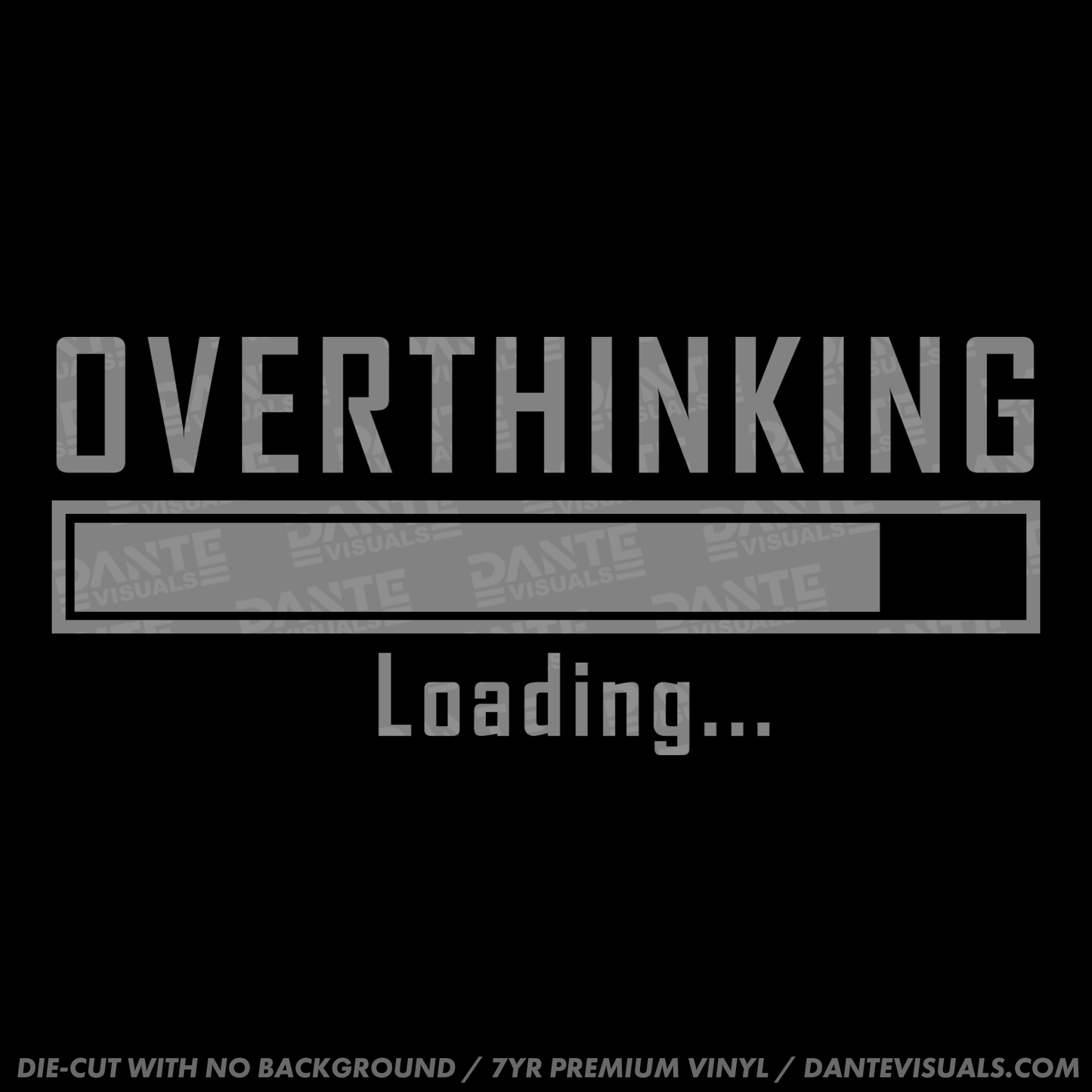 Overthinking Loading Sticker