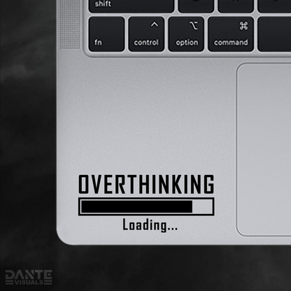 Overthinking Loading Sticker