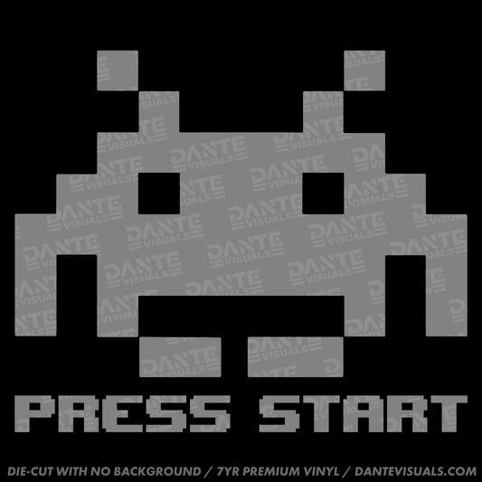 Press Start Sticker