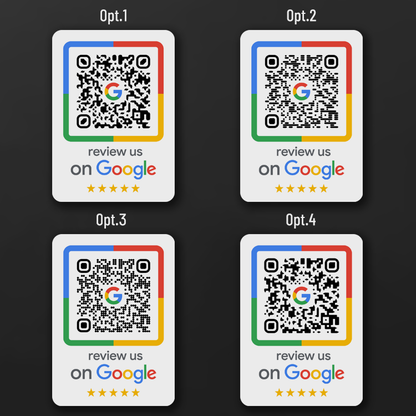 Benutzerdefinierter Aufkleber für Google-Bewertungen – Bewerten Sie uns auf Google – QR-Code-Aufkleber für weitere Google-Bewertungen