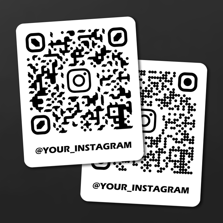 Custom Instagram QR Code Sticker