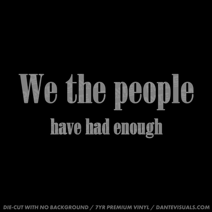 We The People Sticker