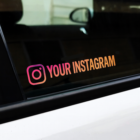 Custom Holographic Instagram Sticker
